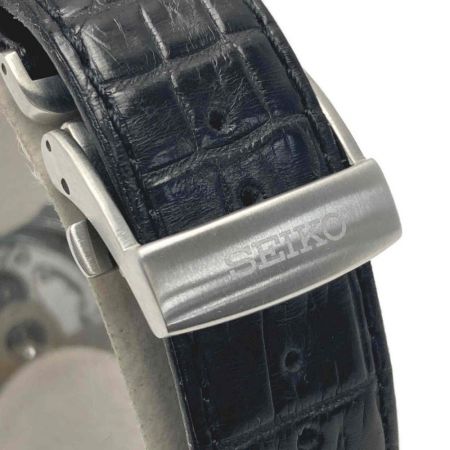  SEIKO セイコー プレザージュ 琺瑯 裏スケ SARW035 ホワイト 自動巻き メンズ 腕時計 箱・取説有