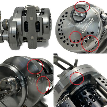  SHIMANO シマノ 17 カルカッタ コンクエスト BFSHG LEFT ベイトリール 箱付き 03676