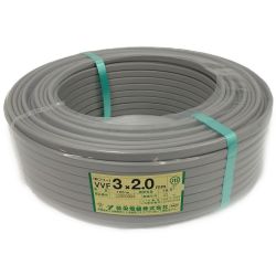 ☆☆  弥栄電線株式会社《 鉛フリー VVFケーブル 平形 》100m巻 / 灰色 / VVF3×2.0 / 005 Nランク