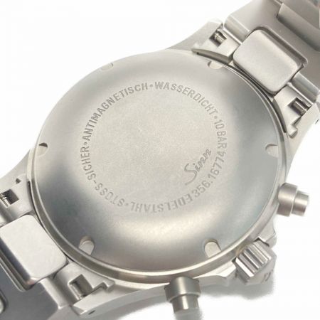  Sinn 356 フリーガー クロノグラフ 356.FLIEGER ブラック 自動巻き メンズ 腕時計 箱・ギャランティ有
