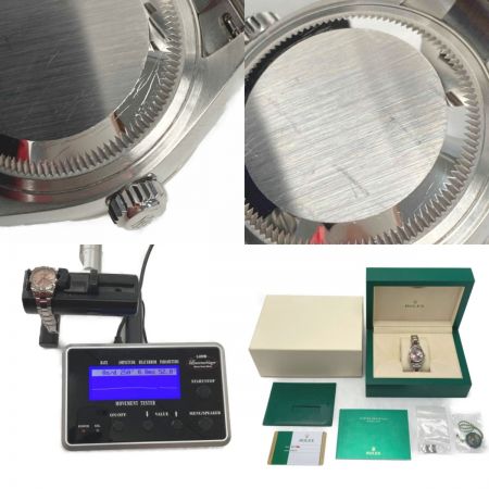  ROLEX ロレックス デイトジャスト S番 ローマ Ref:279174 SN:S8313574 ピンク 自動巻き レディース 腕時計 箱・取説・ギャランティ有