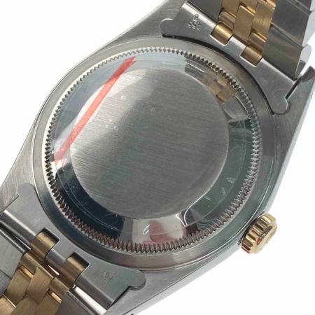  ROLEX ロレックス デイトジャスト X番 K18YG×SS Ref:16233 SN:X421589 シャンパン 自動巻き メンズ 腕時計