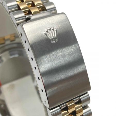  ROLEX ロレックス デイトジャスト X番 K18YG×SS Ref:16233 SN:X421589 シャンパン 自動巻き メンズ 腕時計