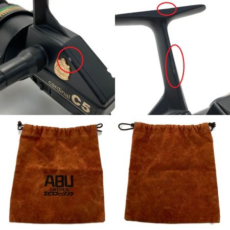  Abu Garcia アブガルシア cardinal カーディナル C5 リール ポーチ付き