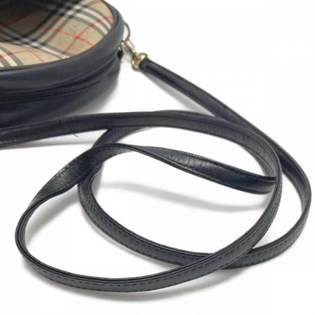  Burberrys バーバリーズ クラシックチェック ショルダーバッグ キャメル キャンバス×レザー