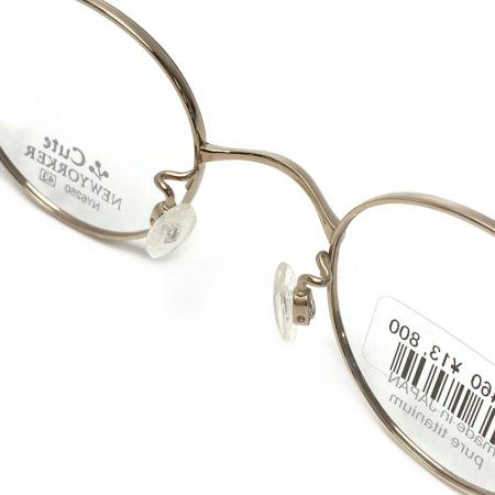  NEWYORKER ニューヨーカ 《 CUTE メガネ 》オレンジ / NＹ6250-4 / 001