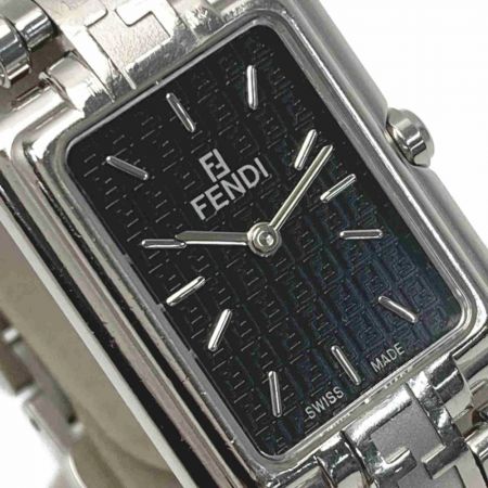 FENDI フェンディ オロロジ ズッカ柄 005-710 L322 ブラック レディース クォーツ 腕時計 orologi ｜中古｜なんでもリサイクルビッグバン