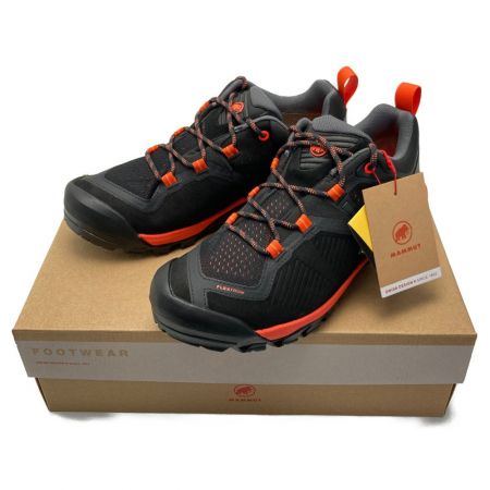  MAMMUT マムート Sapuen Low GTX ハイキングシューズ 27.0cm US9.5 メンズ ブラック×オレンジ