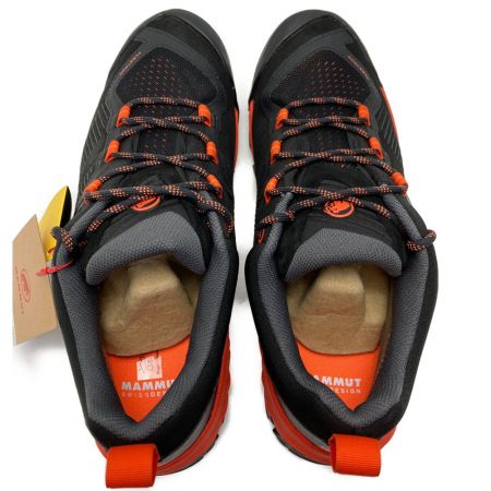  MAMMUT マムート Sapuen Low GTX ハイキングシューズ 27.0cm US9.5 メンズ ブラック×オレンジ