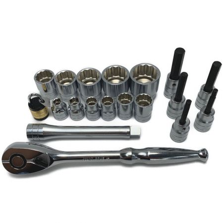  KTC ケーティーシー 《 一般機械整備用ツールセット 》シルバー / SK45322M シルバー