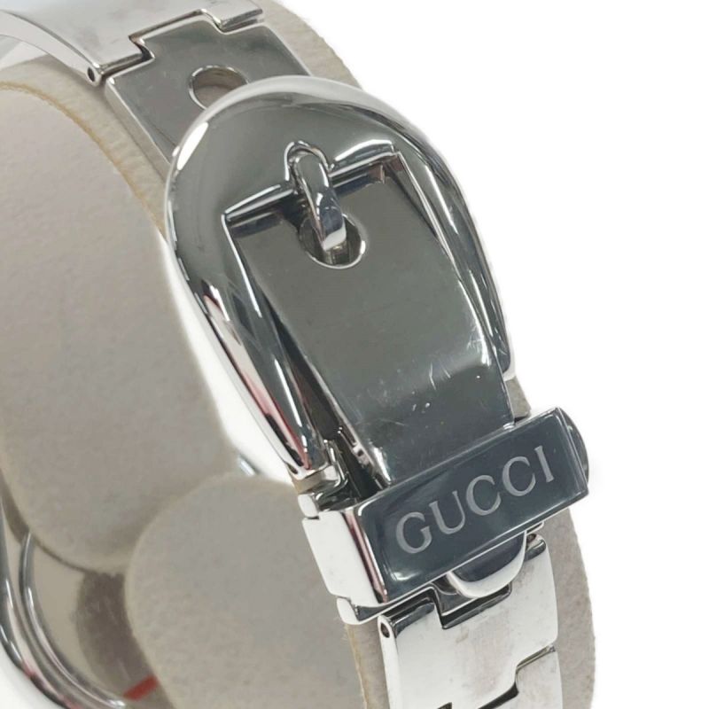 中古】 GUCCI グッチ バングルウォッチ GG 6700L ピンクシェル