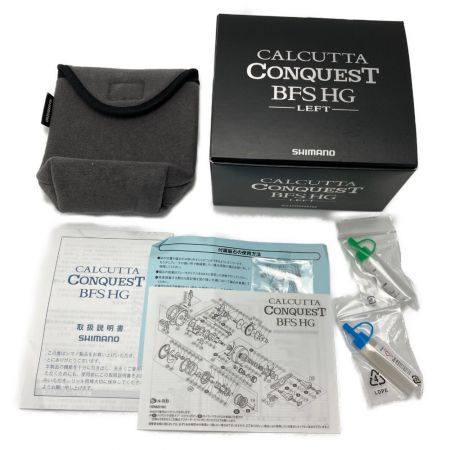  SHIMANO シマノ 17 カルカッタ コンクエスト BFS HG L 箱付き ベイトリール 03676