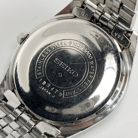  SEIKO セイコー スカイライナー 21石 6100-8000 シルバー 手巻き メンズ 腕時計 Skyliner