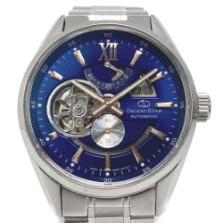☆☆ ORIENT オリエント オリエントスター パワーリザーブ 裏スケ DK05-C0-B ネイビー 自動巻き メンズ 腕時計 Cランク