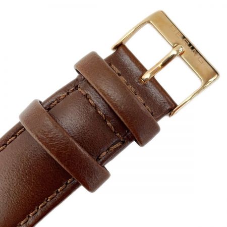  BERING 自動巻き 16243-564 ブラウン アナログ 白文字盤 レザー メンズ 腕時計