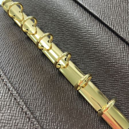  LOUIS VUITTON ルイヴィトン ダミエ アジェンダPM R20700 6穴式 手帳カバー 布袋有