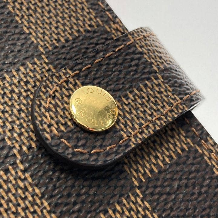 中古】 LOUIS VUITTON ルイヴィトン ダミエ アジェンダPM R20700 6穴式 手帳カバー 布袋有｜総合リサイクルショップ  なんでもリサイクルビッグバン オンラインストア