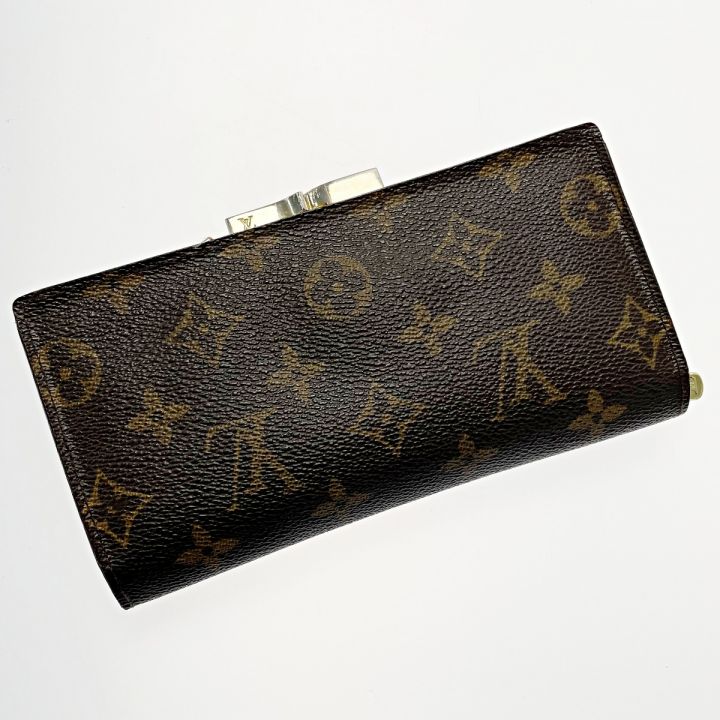 LOUIS VUITTON ルイヴィトン コンチネンタル・クラッチ T61217 モノグラム 2つ折り長財布 USA限定 ガマ口  ゴールド金具｜中古｜なんでもリサイクルビッグバン