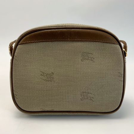  Burberrys バーバリーズ シャドウホースロゴ  PVCxレザー シャドーフォース ショルダーバッグ レディース ゴールド金具