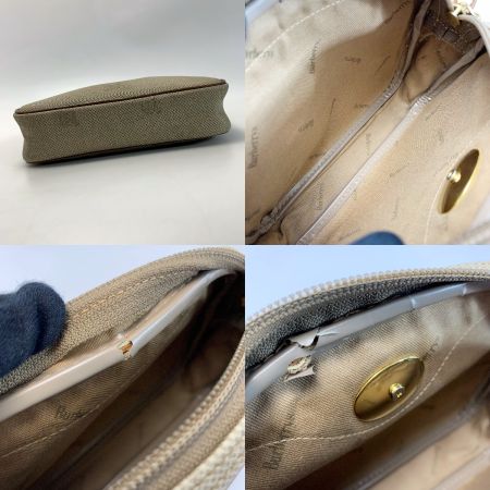  Burberrys バーバリーズ シャドウホースロゴ  PVCxレザー シャドーフォース ショルダーバッグ レディース ゴールド金具