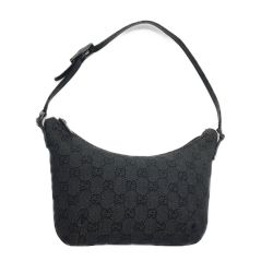 ☆☆ GUCCI グッチ GGキャンバス ハンドバッグ 32160 ブラック アクセサリーポーチ Bランク