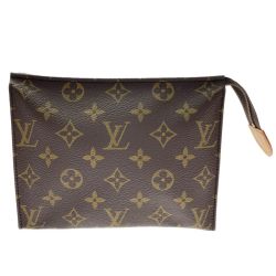 ☆☆ LOUIS VUITTON ルイヴィトン ポッシュ・トワレット 19 コスメポーチ M47544 モノグラム レディース Cランク