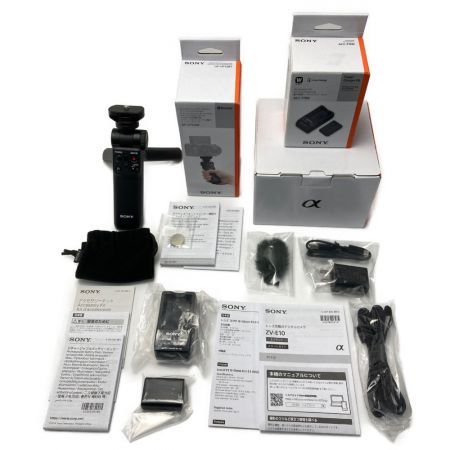  SONY ソニー VLOGCAM ZV-E10L パワーズームレンズキット＋シューティンググリップ＋アクセサリーキット ZV-E10