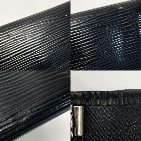  LOUIS VUITTON ルイヴィトン エピ ミュルティクレ 4 M63822 ノワール キーケース ユニセックス シルバー金具