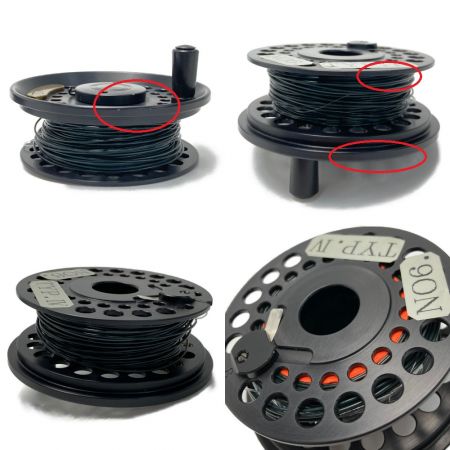  J.RYALL NO6. タイプ III ＃6 フライリール 替えスプール付き NO6.TYP.Ⅲ