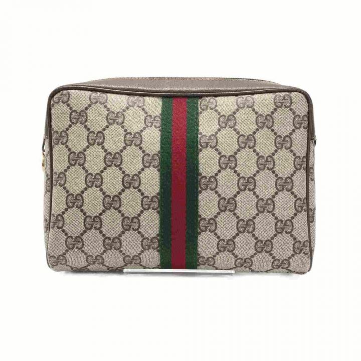 GUCCI グッチ GG柄 オールドグッチ アクセサリーコレクション 98・69・014 シェリー (ウェビング) セカンドバッグ シェリーライン ｜中古｜なんでもリサイクルビッグバン