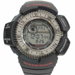 ☆☆ CASIO カシオ G-SHOCK ウエイドマン DW-9800J-1A ブラック クォーツ メンズ 腕時計 WADEMAN Aランク