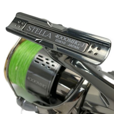  SHIMANO シマノ 18 ステラ 4000MHG 箱付き カスタムハンドル スピニングリール 03810