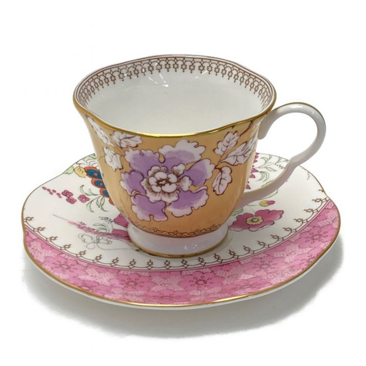 Wedgwood ウェッジウッド バタフライ ブルーム ティーカップ&ソーサー イエロー｜中古｜なんでもリサイクルビッグバン