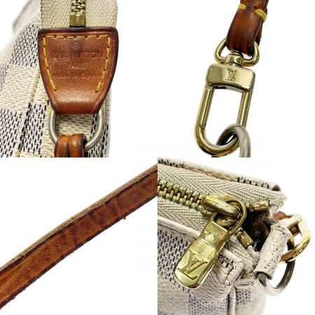  LOUIS VUITTON ルイヴィトン ダミエ ポシェット アクセソワール N51986 アズール ハンドバッグ レディース