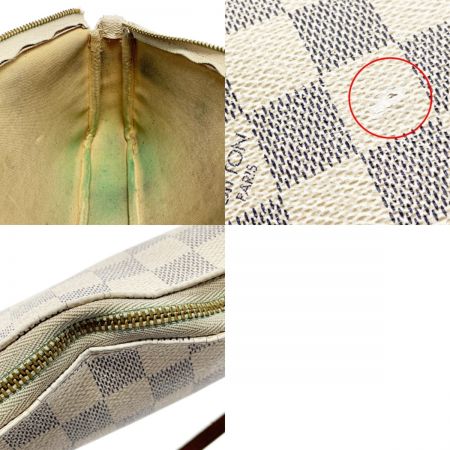  LOUIS VUITTON ルイヴィトン ダミエ ポシェット アクセソワール N51986 アズール ハンドバッグ レディース