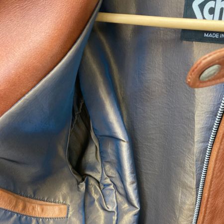  Schott ショット レザージャケット サイズ 40 メンズ 5454 ブラウン