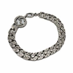 ☆☆ GUCCI グッチ インターロッキングG シルバーチェーンブレスレット ｲﾝﾀｰﾛｯｷﾝｸﾞGｼﾙﾊﾞｰ ﾁｪｰﾝﾌﾞﾚｽﾚｯﾄ SV925 Bランク