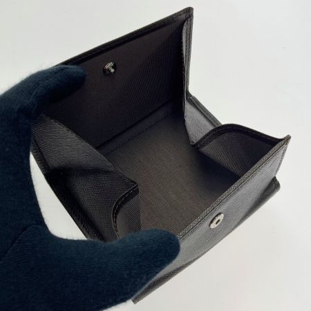  BURBERRY バーバリー Wホック 3つ折り財布 YT4608 ダークブラウン レザー 箱有