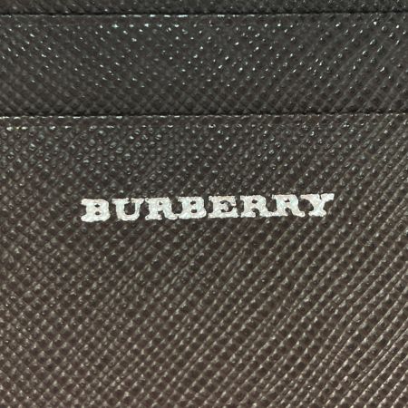 BURBERRY バーバリー Wホック 3つ折り財布 YT4608 ダークブラウン レザー 箱有