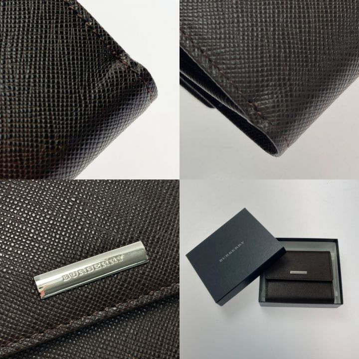 BURBERRY バーバリー Wホック 3つ折り財布 YT4608 ダークブラウン  