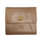 IL BISONTE イルビゾンテ 三つ折り フラップウォレット グレー 財布