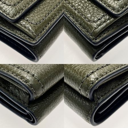  MARC JACOBS マークジェイコブス 3つ折り財布 M0015413 グリーン レディース ゴールド金具