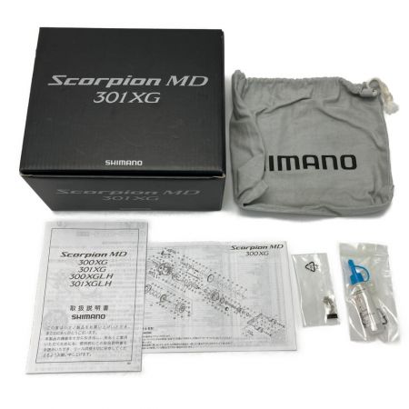  SHIMANO シマノ 21 スコーピオン MD 301XG 箱付き ベイトリール 043580