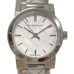 ☆☆ BURBERRY バーバリー THE CITY ステンレススチール BU9233 シルバー クォーツ レディース 腕時計 Bランク