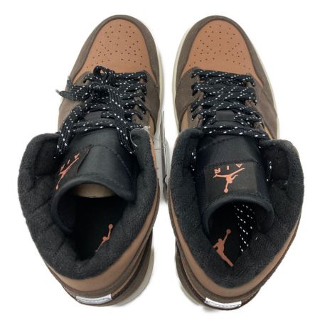  NIKE ナイキ エアジョーダン 1 ミッド SE スニーカー 28cm メンズ DC7294 200 ブラウン