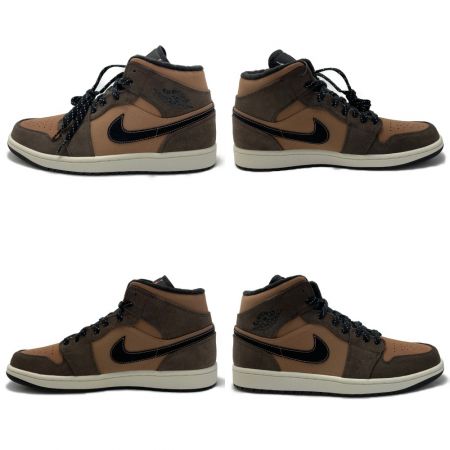  NIKE ナイキ エアジョーダン 1 ミッド SE スニーカー 28cm メンズ DC7294 200 ブラウン