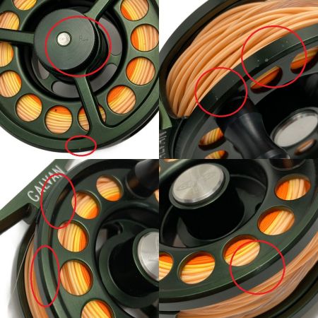  GALVAN オープンバックリール #4 フライリール OB-2