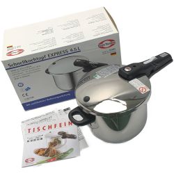 ☆☆ MarkeTischfein マーク・ティッシュフェン《 EXPRESS 圧力鍋  》4.5L / WF-3341 シルバー Aランク