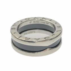 ☆☆ BVLGARI ブルガリ B-ZERO1 セーブ ザ チルドレン PM25973 ブラック 指輪 Ag925 ビーゼロワン Bランク