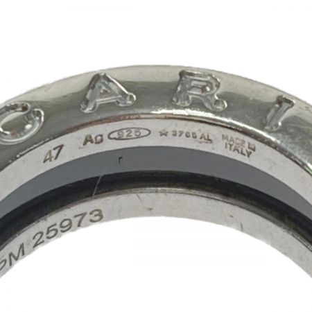  BVLGARI ブルガリ B-ZERO1 セーブ ザ チルドレン PM25973 ブラック 指輪 Ag925 ビーゼロワン